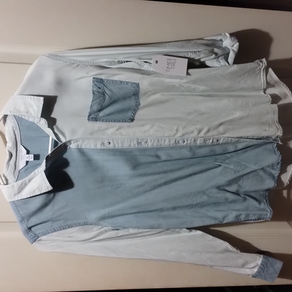 Denim look shirt
